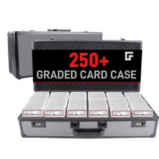 Graded Card Storage Box 6 Row 250+ Card Case for PSA SGC BGS Top Loaders