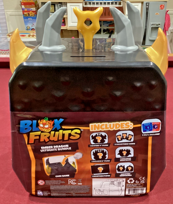NEW Roblox Blox Fruits Ember Dragon Ultimate Bundle Series w/2 DLC