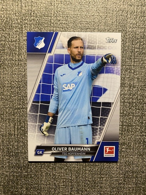 Topps Bundesliga Fußball 2021/22 Karte Nr. 100 Oliver Baumann TSG Hoffenheim