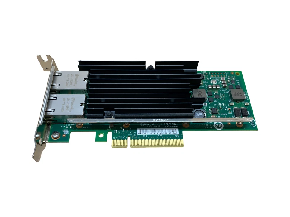 Intel / Lenovo x540-T2 Dual Port 10GbE RJ45 Low Profile Network Card - 49Y7972 - Image 2 of 4