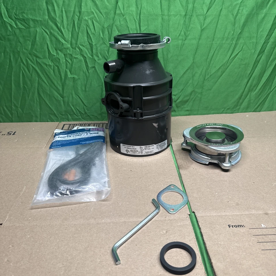 Insinkerator 1/3-HP Eliminador de Basura Tejón Serie 100 Tejón Cable Incluido LEER Foto 4 de 4