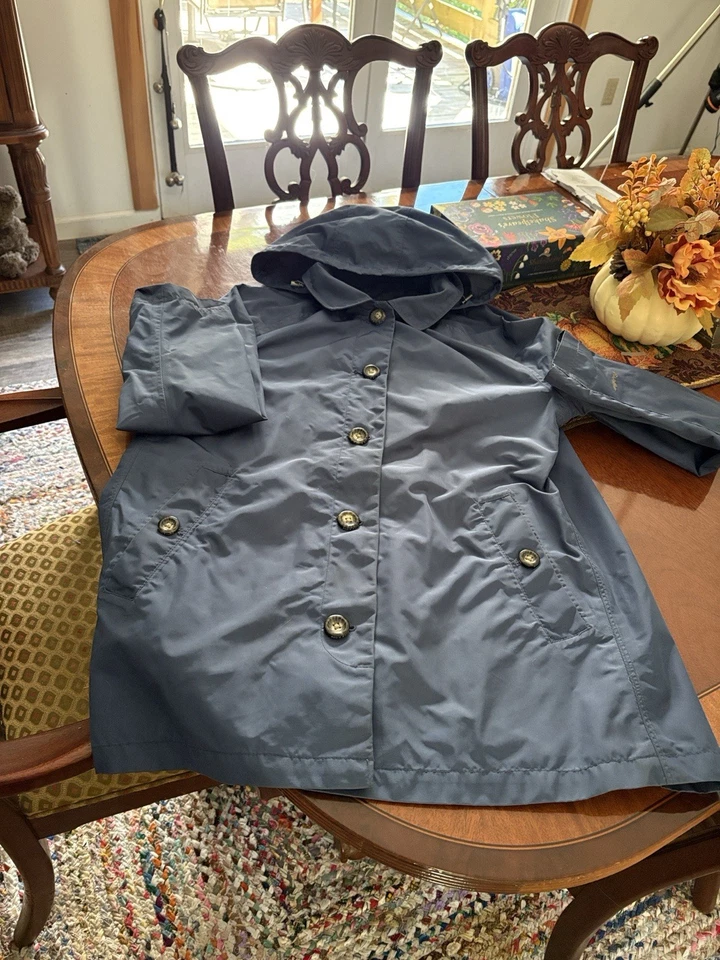 Eddie Bauer, Impermeable Azul Talla L Foto 4 de 4
