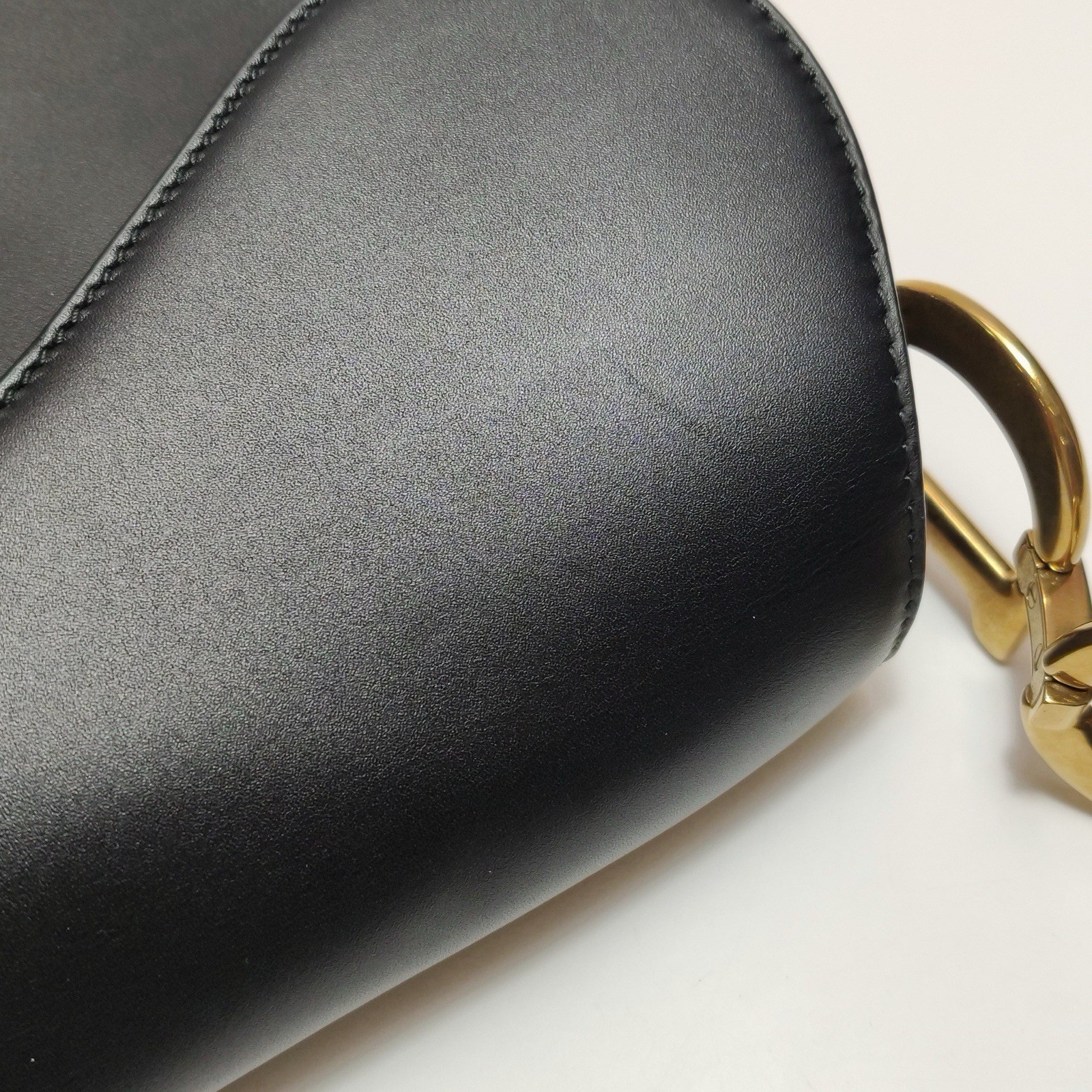 Authentic Pre‑Owned Dior Saddle Medium, Black Smooth Calfskin — image 22