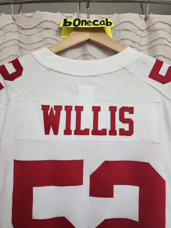 Camiseta 49ers XL Auténtica Patrick Willis Cosida Nike San Francisco #52 RARA Foto 3 de 4