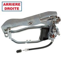 Rechte Hintere TüRgriff AußEn FüR BMW X5 E53 1999-2006 51218243636 Silber