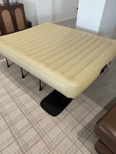 Frontgate Ez-Bed Air Mattress Built In Pump & Frame Inflatable Mattress