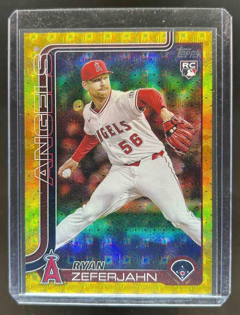 2025 Topps Update Ryan Zeferjahn RC FoilFractor Rookie #1/1 Angels