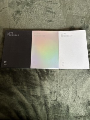 3 BTS Photo Books, 2 Posters, All Have CDs, Okay Condition