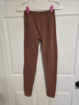 Alphalete Amplify Leggings Womens Medium Copper Ruched Workout Gym