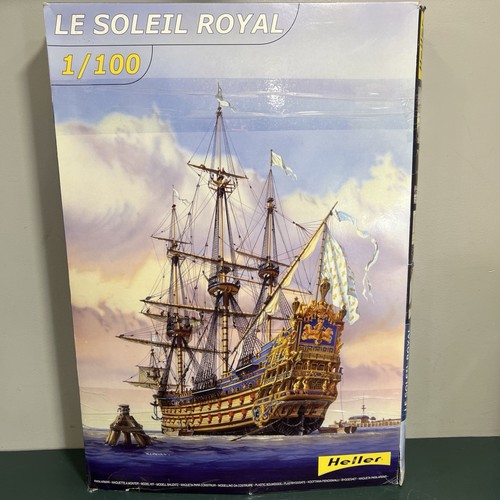 Heller Le Soleil Royal Plastic Ship Model Kit 80899 1/100 OPEN STARTED NOT DONE