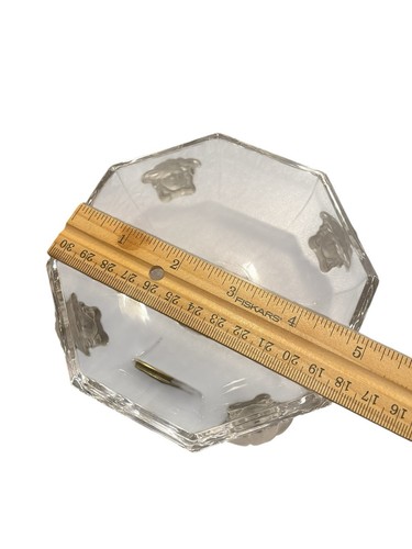 VERSACE BY ROSENTHAL CANDY JEWELRY DISH TREASURY 5” CLEAR GLASS IN ORIGINAL BOX - Picture 3 of 7
