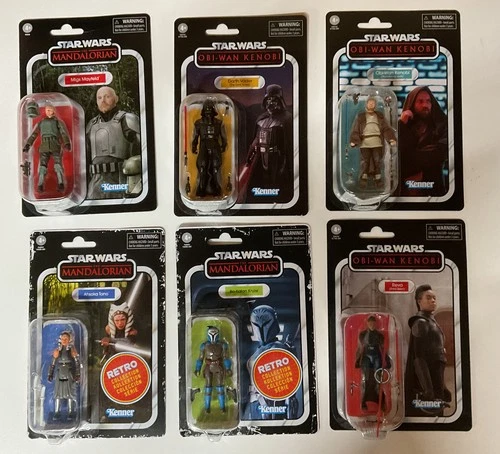 Hasbro Star Wars Vintage Collection Obi-Wan Kenobi Series 6 Figures + Bo-Katan