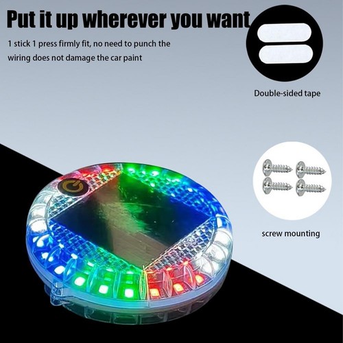 Easily Installed Waterproof Solar Flashing Light for Your Car or Truck - Picture 2 of 12