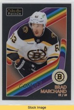 2023-24 O-Pee-Chee Platinum Retro Brad Marchand #R-35 READ 08a0