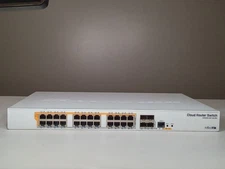 MikroTik CRS328-24P-4S+RM 24 Port Gigabit Ethernet Switch 4 10Gbps