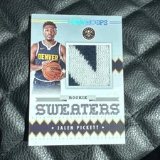 2023-24 Panini NBA Hoops - Rookie Sweaters #RSW-JPI Jalen Pickett (RC)