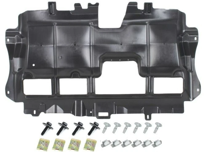CLIPS + PLAQUE COUVERCLE CACHE PROTECTION SOUS MOTEUR PEUGEOT 2008 2013-19 - Photo 1/1