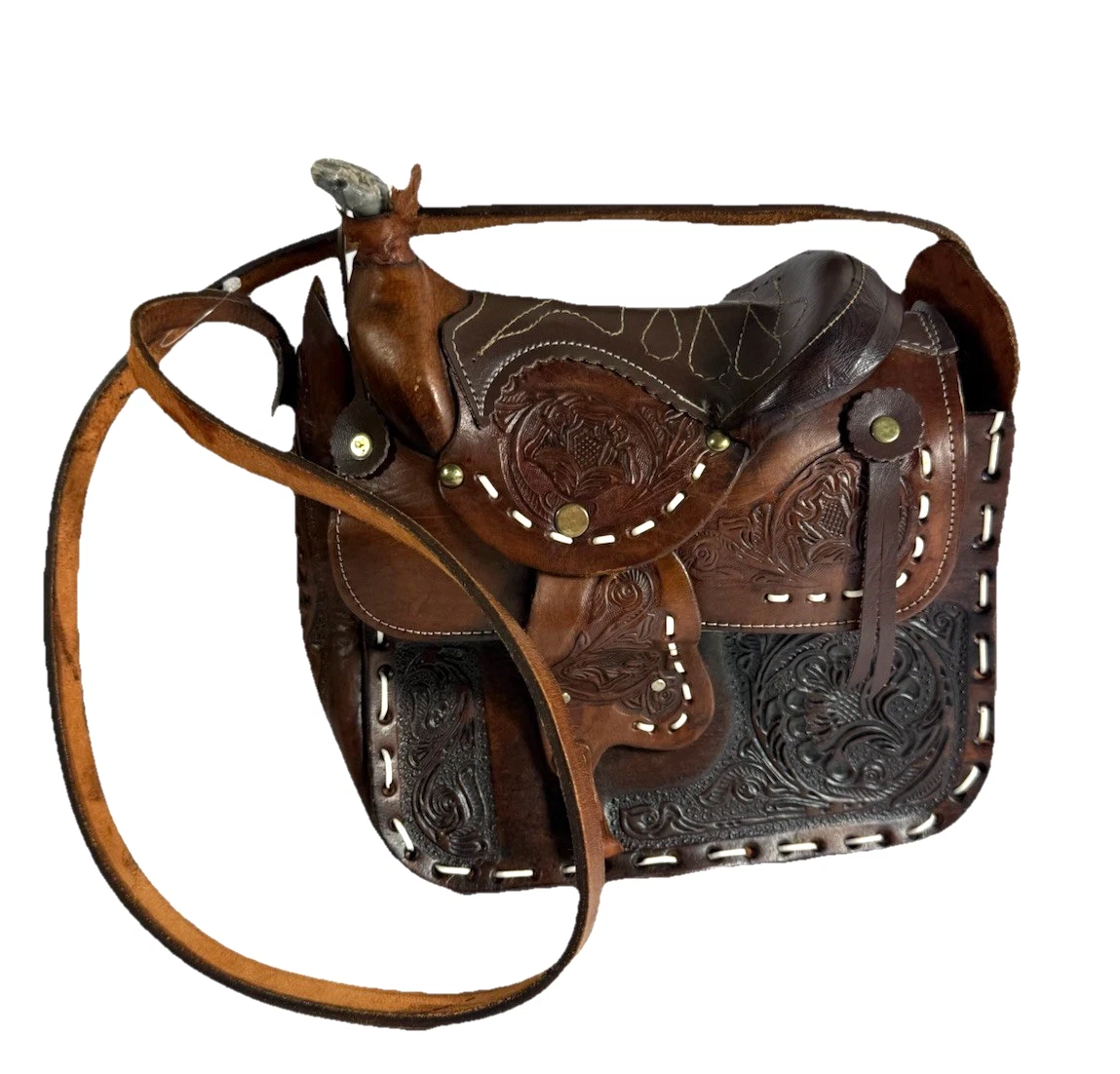 OLIVIA - Sac Bandoulière en Cuir WESTERN: Élégance et Fonctionnalité