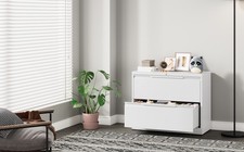 Metal 2 Drawer Storage Cabinet Lateral Storage Cabinet WT Office Filing Cabinet