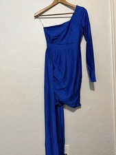 Fashionova Dress Size M NEW Blue Waiting For Your Love Mini