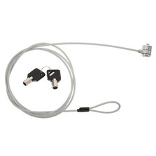 1 Set Laptop Locking Cable with Key, 6.6ft Cable Security Lock for Projector