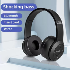 Wireless Bluetooth 5.0 Headphones Foldable Stereo Bass Gaming Headset