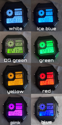 Royale LED Mod 20%REBATE Custom Watch 3299 Module for Casio AE1200WH Color Light