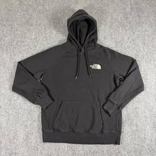 The North Face Womens Circular Design Black Hoodie Pullover Sweatshirt Size S