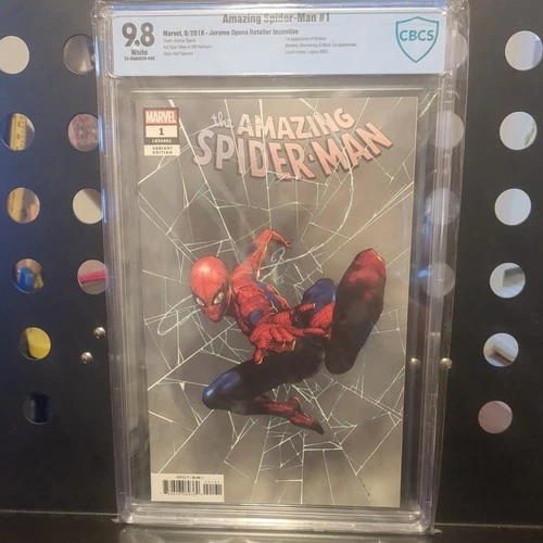 Amazing Spider-Man #1 (2018, Opena Variant Cover 1:50 RATIO) Cbcs 9.8 *KEY