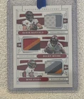 2025 National Treasures Baker Mayfield Bucky Irving Mike Evans Triple Patch /99
