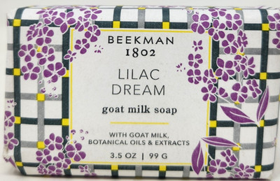 Beekman 1802 Goat Milk Soap 3.5 Oz Lilac Dream New No Box