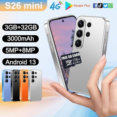 2026 Neu S26 Mini Android Smartphone Entsperrte 32GB Dual SIM Ohne Vertrag Handy