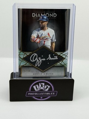 2022 Topps Diamond Icons - Silver Ink Autographs Ozzie Smith #SI-OZ Black /10