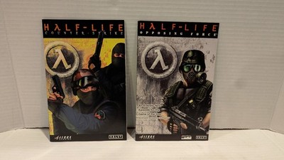 HALF-LIFE Counter Strike & Opposing Force - Sierra  PC Video Game - Manuals ONLY