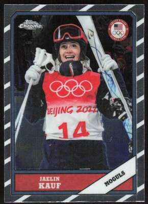 2026 Topps Chrome U.S. Winter Olympic 1986 Topps Jaelin Kauf Card #T86-29 - USA