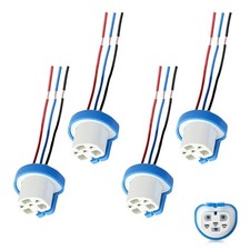 9007 9004 HB1 HB5 High Temperature Ceramic Headlight Harness, 4-Packs 9007