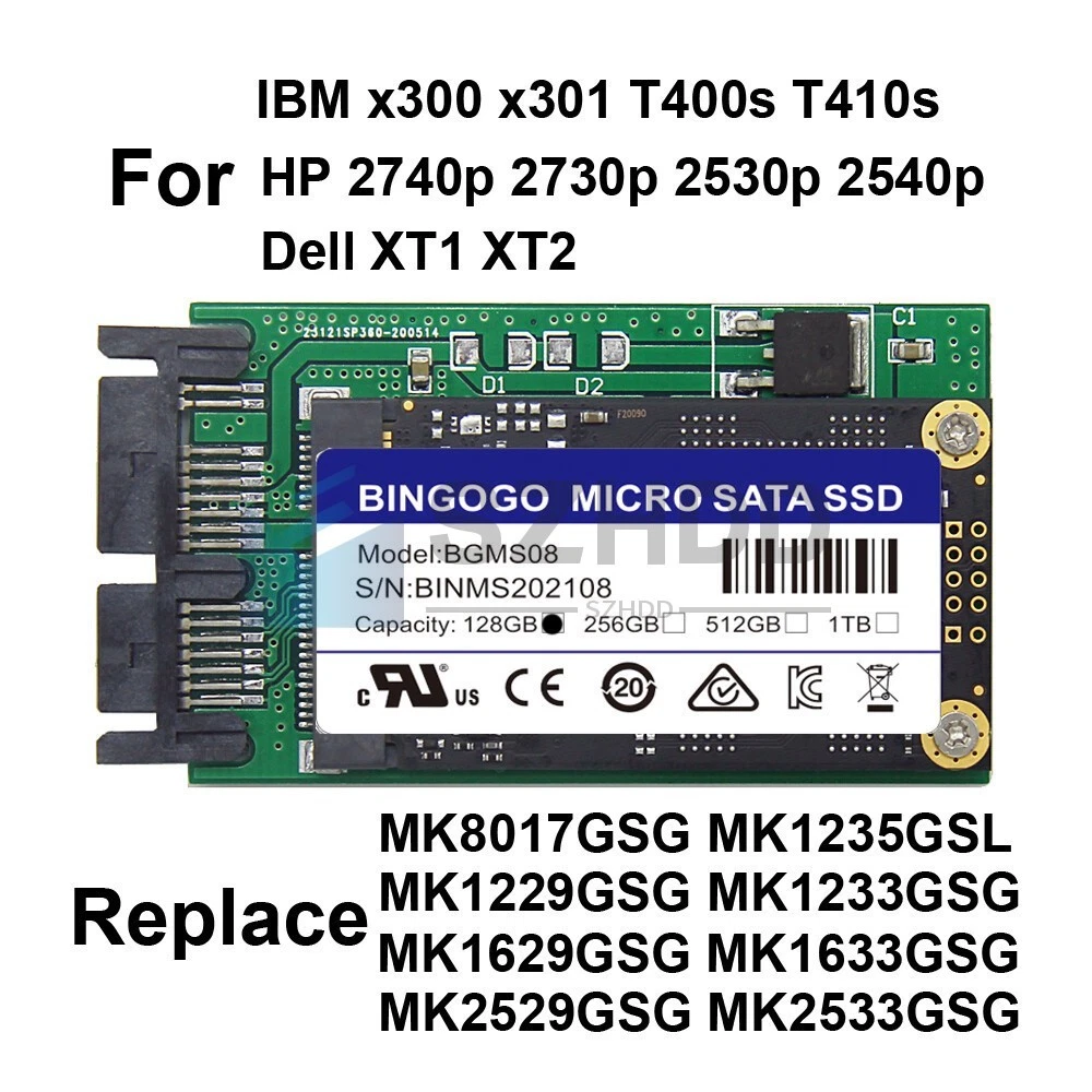 Micro SATA 1.8 in Form Factor Solid State Drives for sale - eBay