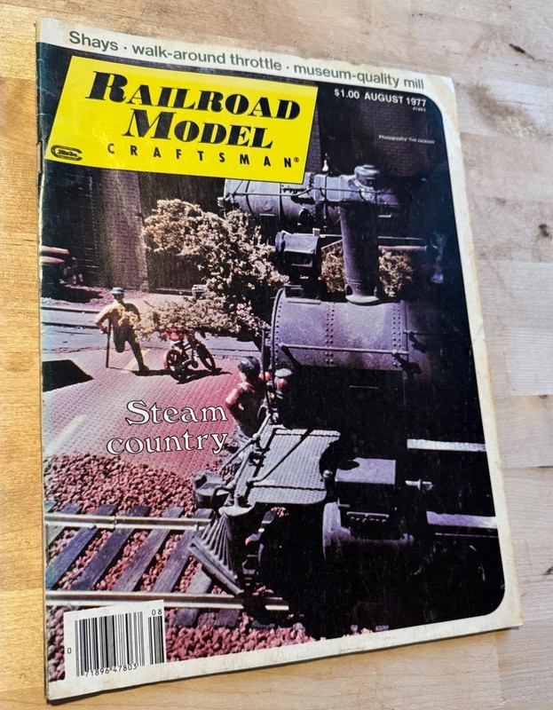 Railroad Model Craftsman Magazine August 1977