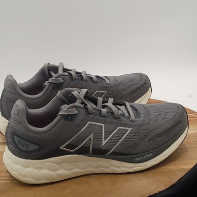 New Balance Fresh Foam 680 V8 Mens Sz 7 Women's 8.5 2E Gray Running Shoes