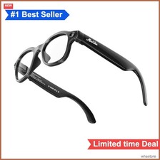 Smart Glasses 13MP Camera Bluetooth AI Voice Assistant Real-Time Translation