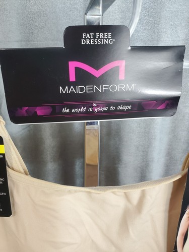 Maidenform Firm Cami Top Solutions BIEGE Shapes Size S NWT Style #FL3266 - Picture 5 of 9