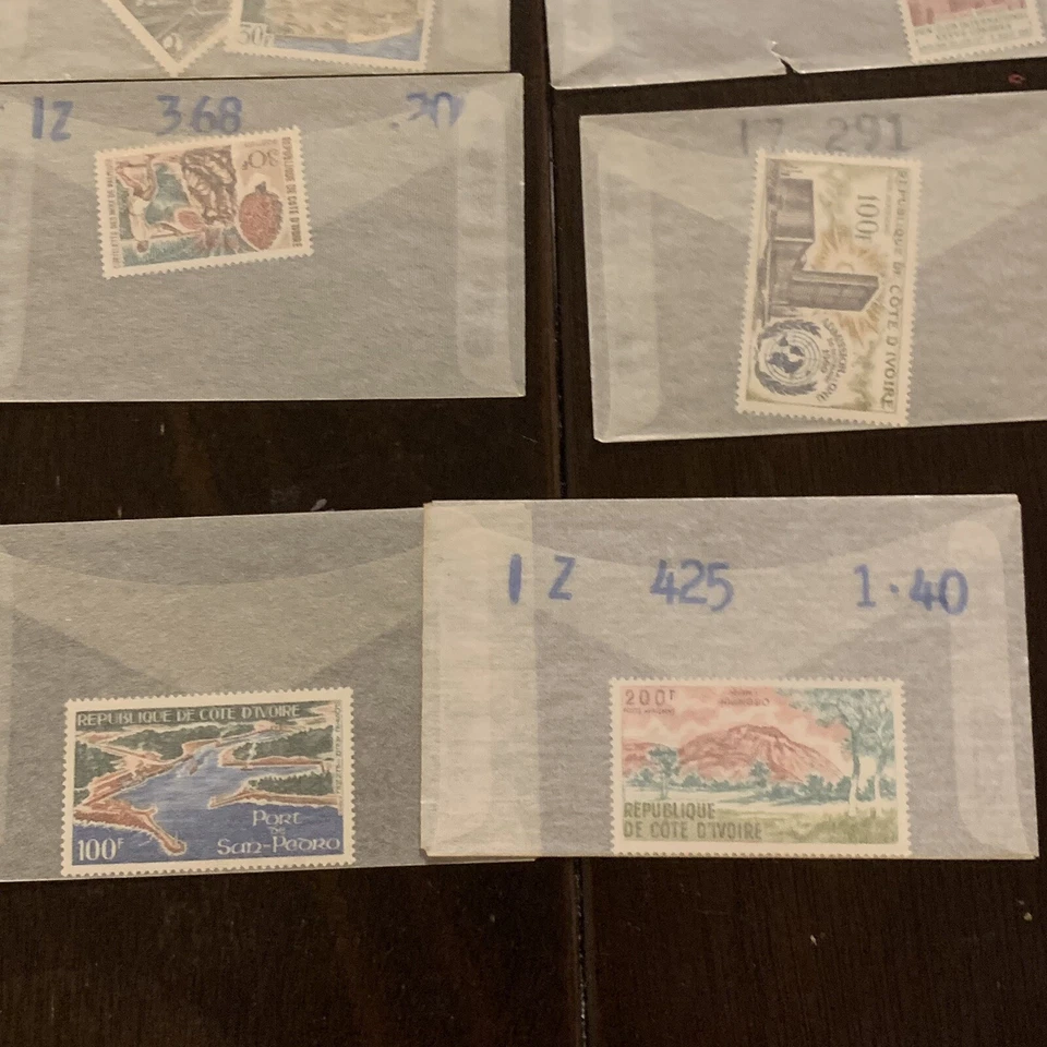 LOTE DE SELLOS COSTA MARFIL COMO NUEVOS EN VIDRIERAS, BONITA COLECCIÓN Foto 3 de 4