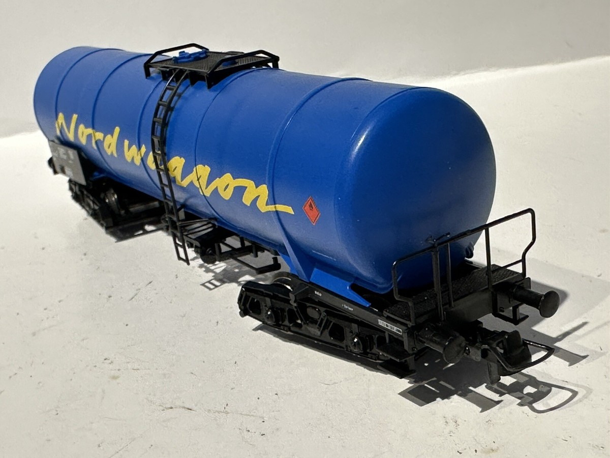 Wagon-citerne Roco HO Réf 67438 - NORD WAGGON SJ - Époque 6 Avec Boîte