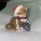 Ceramic World Inc. Figurine- Cat & Mouse Christmas — photo 4