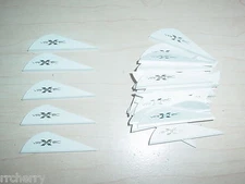 @NEW@ 36 VaneTec 2" HP Archery Arrow Vanes! Neon/Flo. White arrows fletching