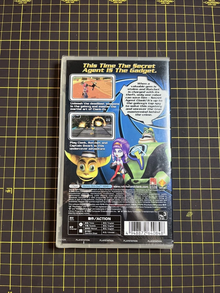 Ratchet and Clank: Secret Agent Clank Sony PSP Asia English Brand New Sealed - Image 2 of 4