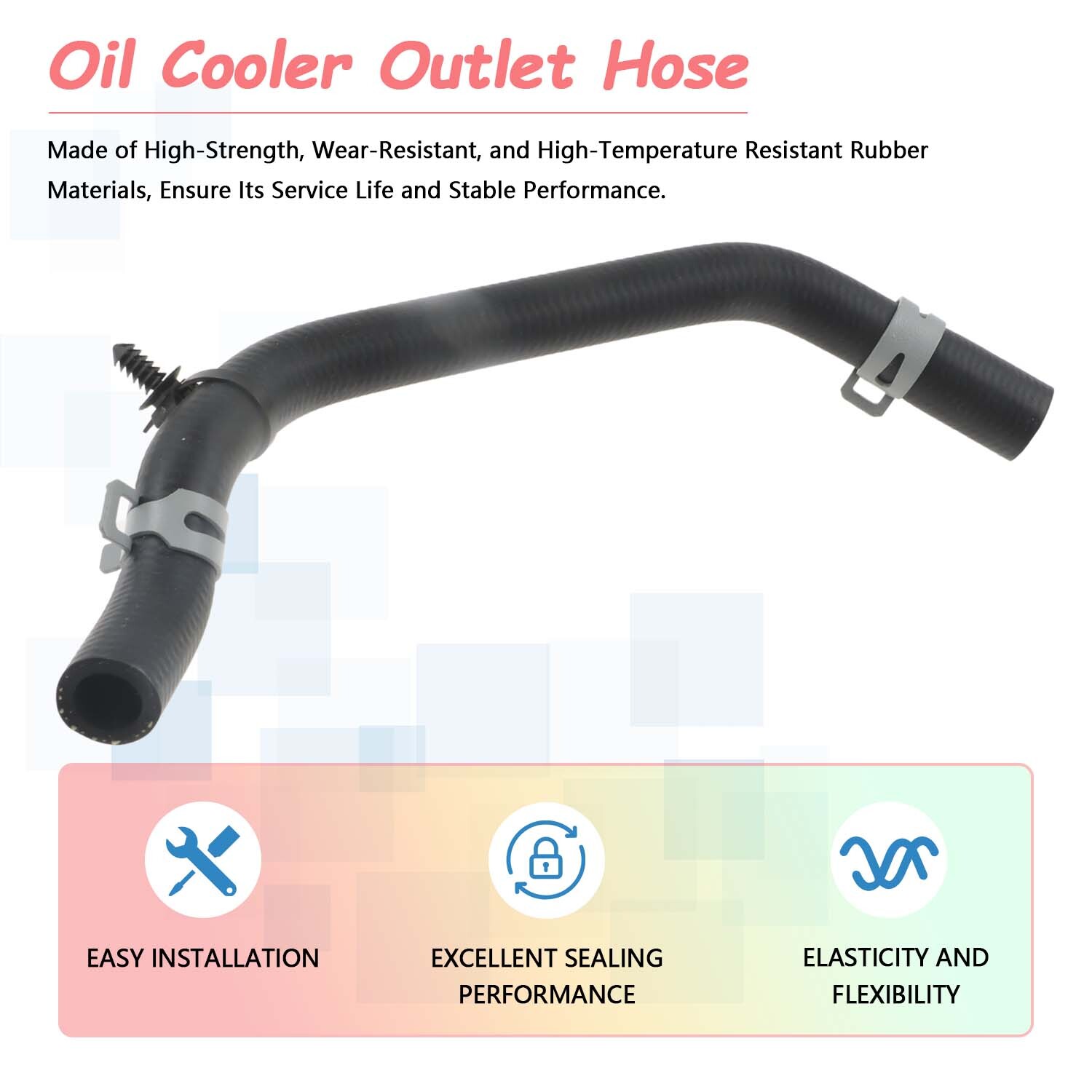 Oil Cooler Outlet Hose for 2014-2020 Ram ProMaster 1500 2500 3500 3.6L ...