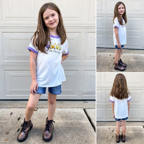 T-shirt bianca taglia 4 BAMBINI LuLaRoe HALLOWEEN PARKER ~ SHOW ME THE CANDY~ - Foto 4 di 5