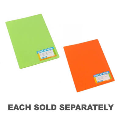 High Quality Bantex Tropical Fixed Display Book Polypropylene A4 20 Pockets