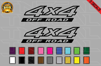 4x4 Decal Set Fits: 2003 - 2013 Nissan Titan Truck Bedside Vinyl Sticker X2